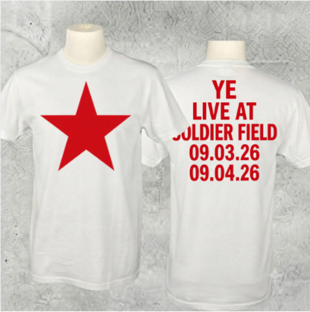 Kanye West Tour 2026 Red Star Rap Concert Vintage  T-Shirt